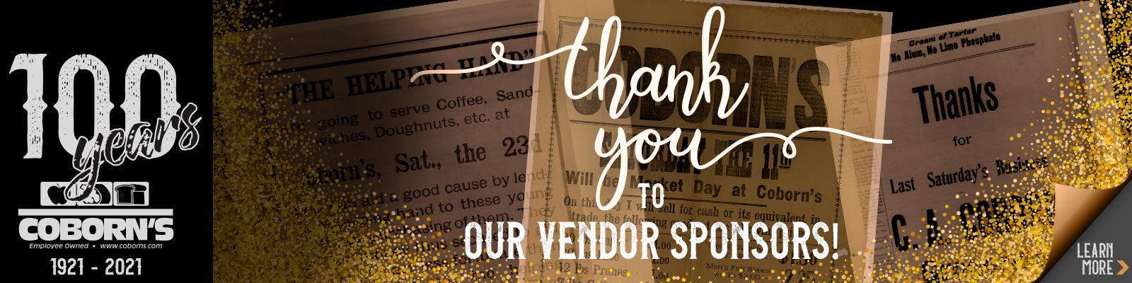 Thank You To Our vendor Sponsors!